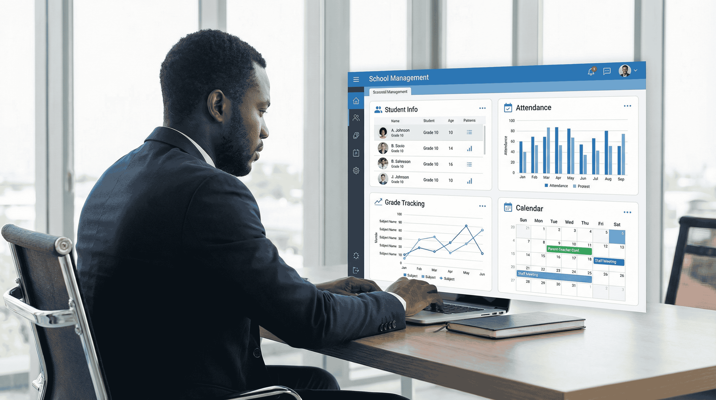 School Management Dashboard